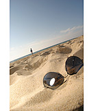   Strand, Sand, Sonnenbrille