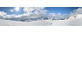   Mountain range, Snow, Obertauern