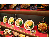   Asiatische küche, Restaurant, Speise, Auswahl