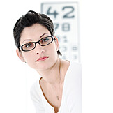   Brille, Optiker, Sehtest