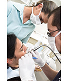   Zahnarzt, Behandlung, Mundschutz, Zahnarztpraxis