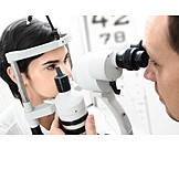   Augenarzt, Sehstärke, Optiker, Sehtest, Sehtestgerät