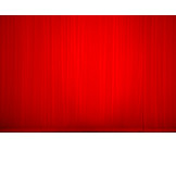   Red, Velvet, Stage Curtain