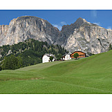   Südtirol, Dolomiten, Alm, Grödnertal