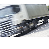   Bewegungsunschärfe, Lkw/ laster, Güterverkehr