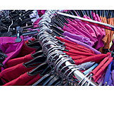   Kleiderstange, Straßenverkauf, Verkaufsständer