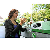   Recycling, Altglas, Entsorgen