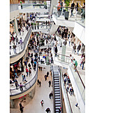   Einkauf & Shopping, Menschenmenge, Einkaufszentrum