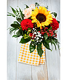   Sunflower, Bouquet, Autumn bouquet