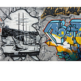   Graffiti, Streetart