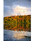   Lake, Autumn, Canada, Algonquin Provincial Park