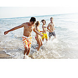   Teenager, Friendship, Togetherness, Summer, Beach Holiday