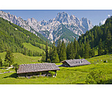   Hut, Alp, Berchtesgadener land, Bindalm