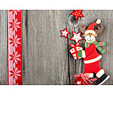   Hintergrund, Weihnachten, Holz, Rentier