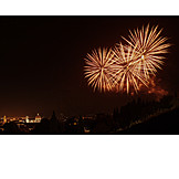   Feuerwerk, Florenz