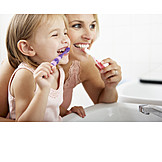   Child, Mother, Dental Hygiene, Dental Hygiene