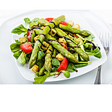   Spring salad, Asparagus season