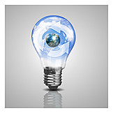   Glühbirne, Recycling, Regenerativ, Wiederverwertbar