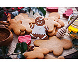   Frosting, Ornamental, Christmas biscuit, Gingerbread man