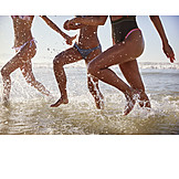   Sporting, Water splashes, Female legs