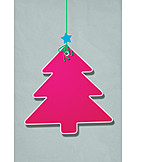   Christmas tree, Label