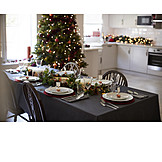   Zuhause, Weihnachten, Tischdekoration