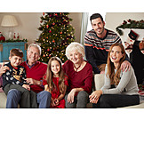   Christmas, Generations, Family Portrait