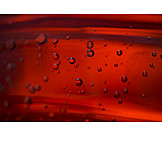  Red, Liquid, Water Bubbles