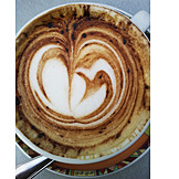   Cappuccino, Schaummuster