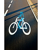   Cycling, Graffiti, Bike lane, Car free, Traffic turn