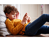   Child, Playing, Online, Smart Phone
