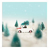   Transportation, Car, Christmas tree