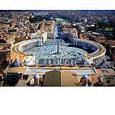   Rom, Petersplatz, Vatikanstadt