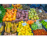   Obst, Gemüse, Markt, Marktstand