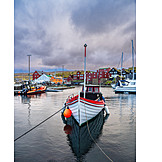   Hafen, Fischerboot, Färöer, Tórshavn