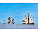   Ostsee, Segelschiff, Hanse sail