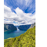   Aussicht, Aurlandsfjord, Stegastein